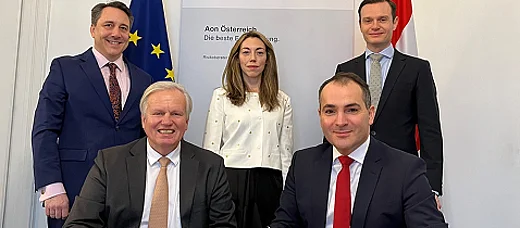 Mitarbeiter der Aon Österreich und lta.