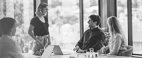 Team bei Corporate Meeting